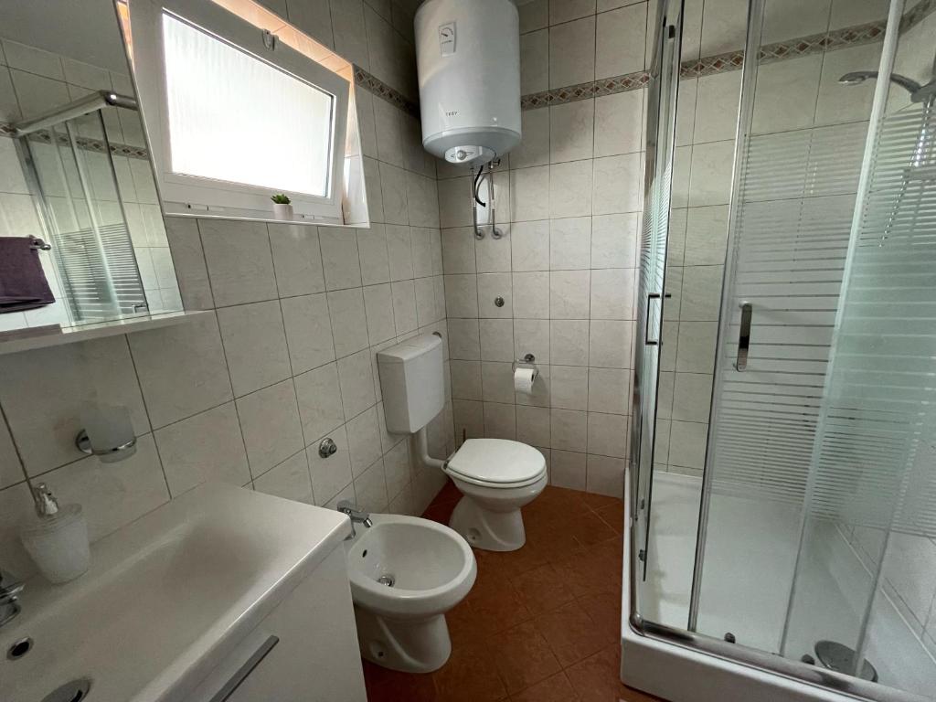 Koupelna v ubytování Apartments Elvira