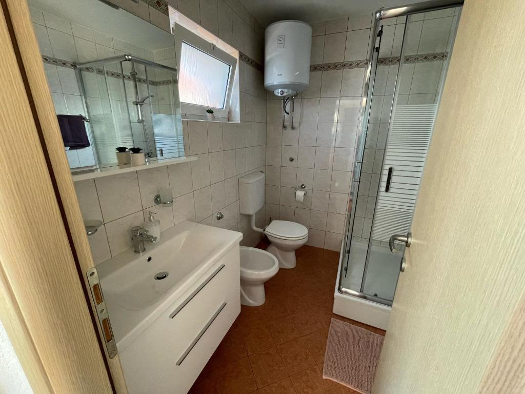 Koupelna v ubytování Apartments Elvira