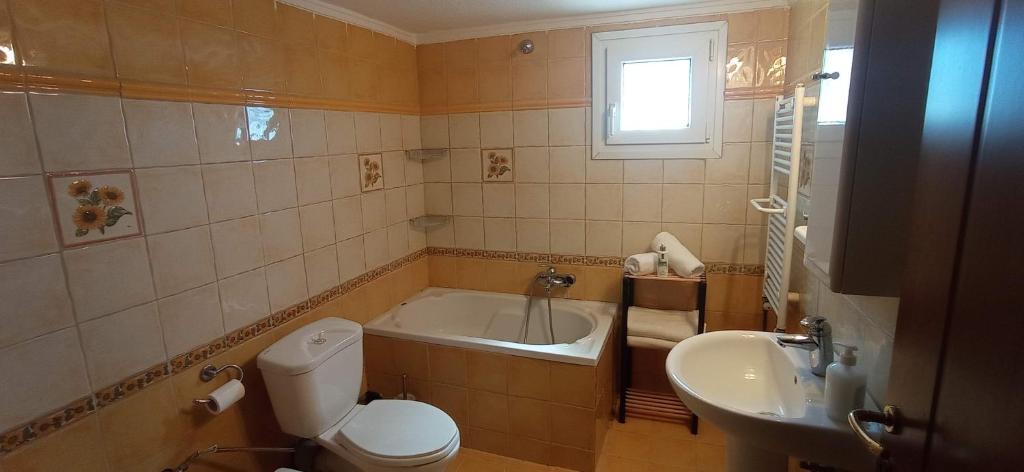 Koupelna v ubytování Casa Soare
