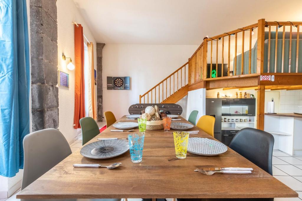 Kuchyňa alebo kuchynka v ubytovaní Appartement spacieux Luna Park centre