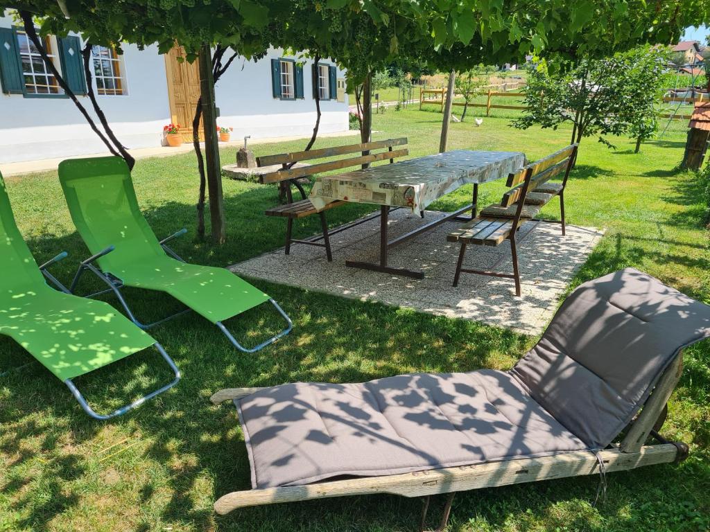 Zahrada ubytování Turistična kmetija Hiša ob gozdu pri Ptuju