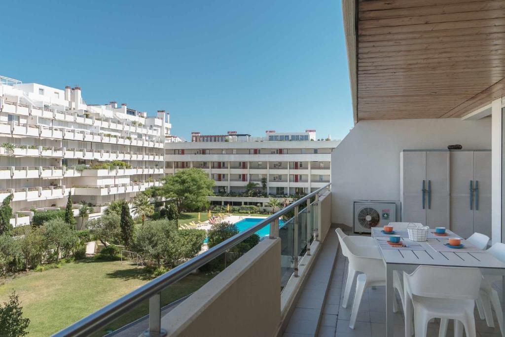 Balkón nebo terasa v ubytování Marina Vilamoura Aquamar 215 VilamouraSun