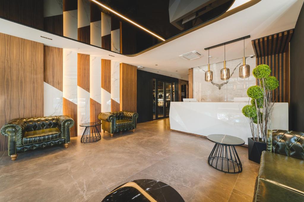 Posezení v ubytování Bristol Hotel Podgorica