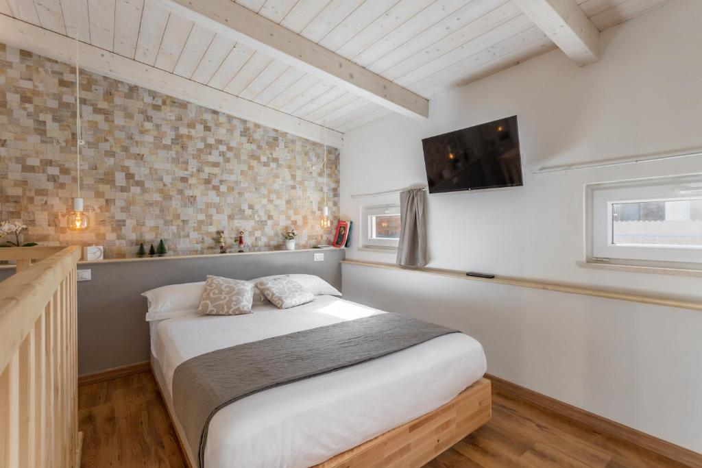 Llit o llits en una habitació de Loft 35 - private parking