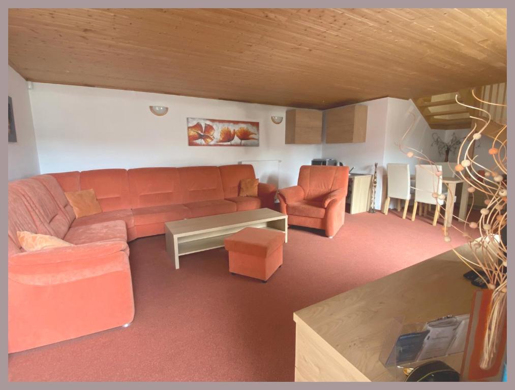 Posezení v ubytování Apartmány Tiva