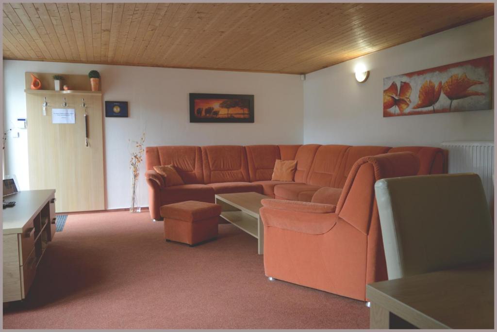 Posezení v ubytování Apartmány Tiva