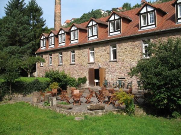 Zahrada ubytování Felsenmühle Neuleiningen
