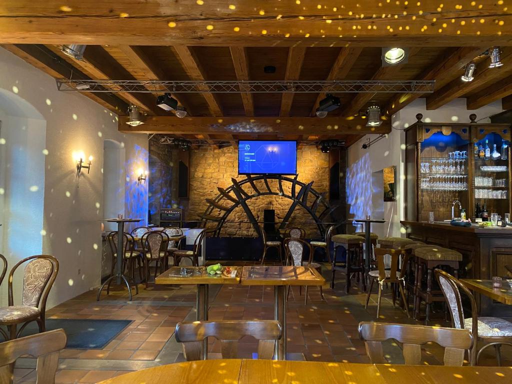 Restaurace v ubytování Felsenmühle Neuleiningen