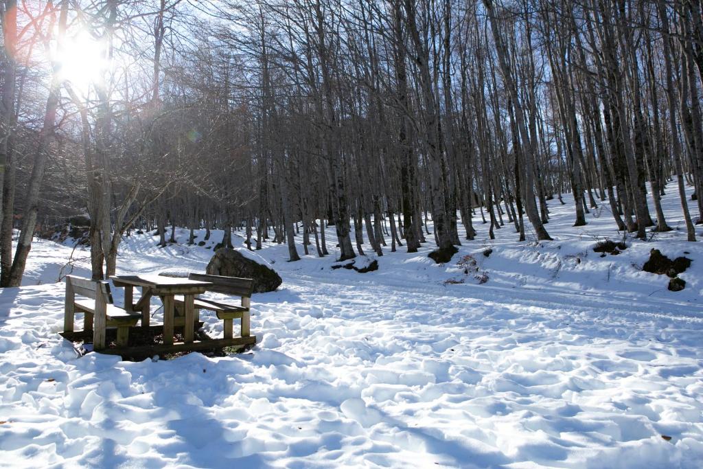 Hotel Europa Gran Sasso v zimě