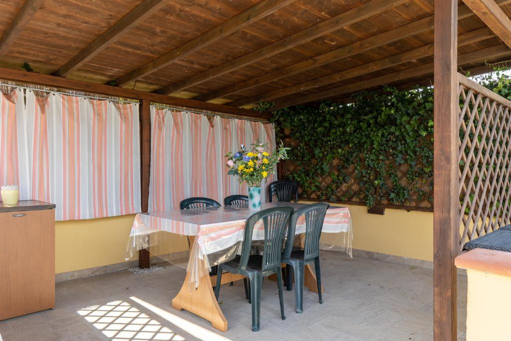 Balkón alebo terasa v ubytovaní La Loggia Di Giulia
