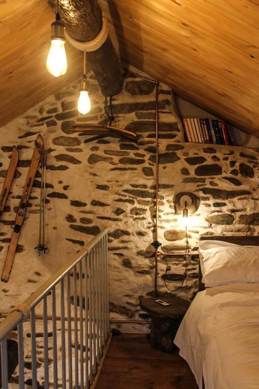 Postel nebo postele na pokoji v ubytování il Bosco