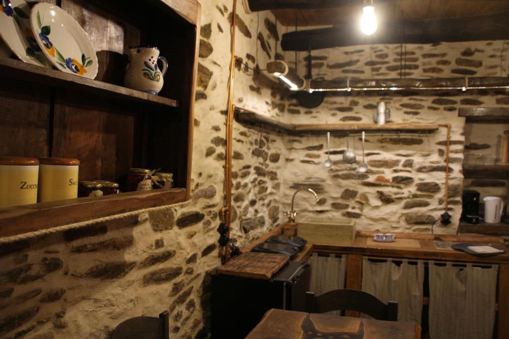 Kuchyň nebo kuchyňský kout v ubytování il Bosco