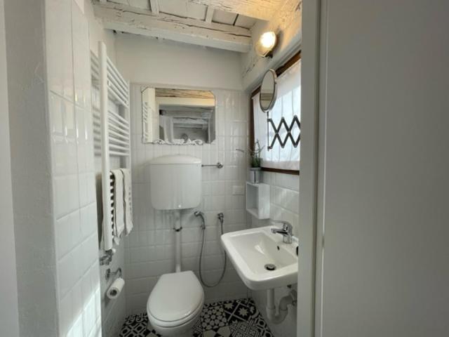 A bathroom at Arena al Palio
