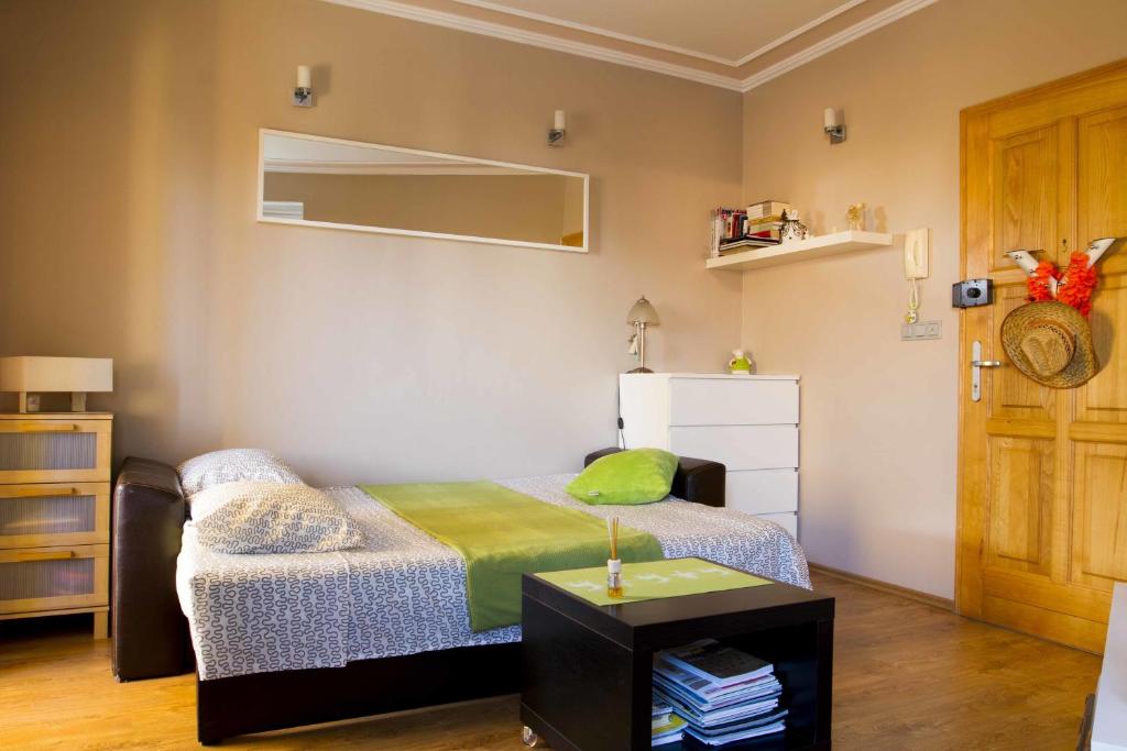 Posteľ alebo postele v izbe v ubytovaní Apartment Studio Paula