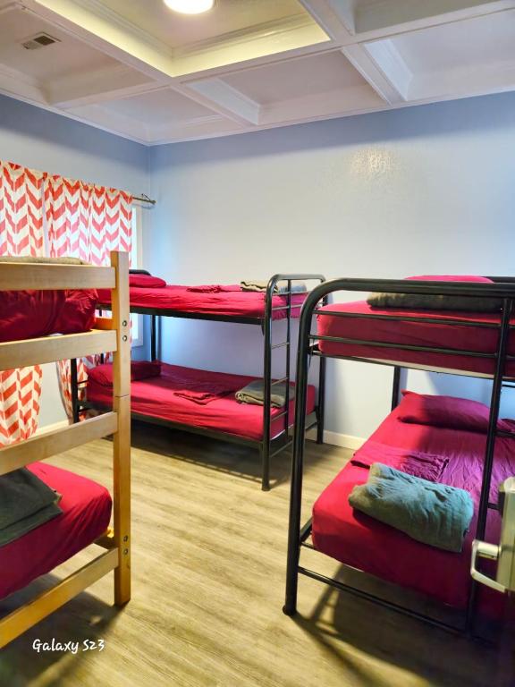 Postel nebo postele na pokoji v ubytování European Hostel