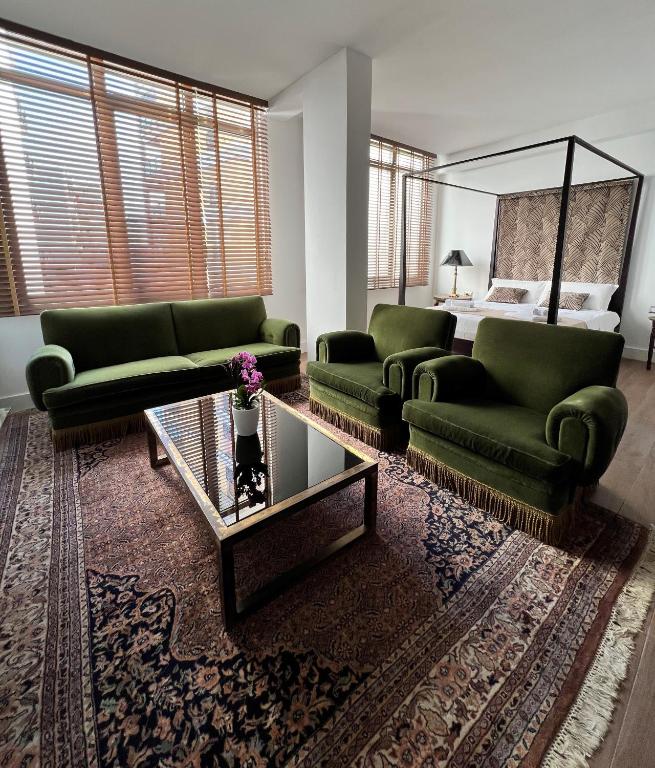 Posezení v ubytování Alèa Rooms