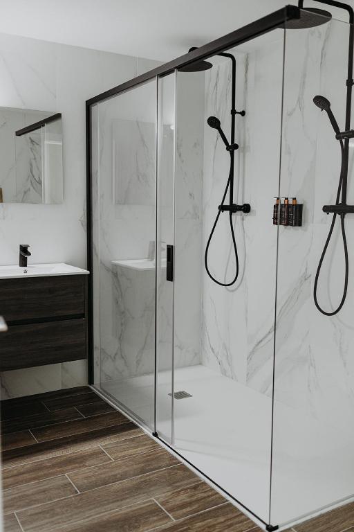 Koupelna v ubytování Noctis Hotel