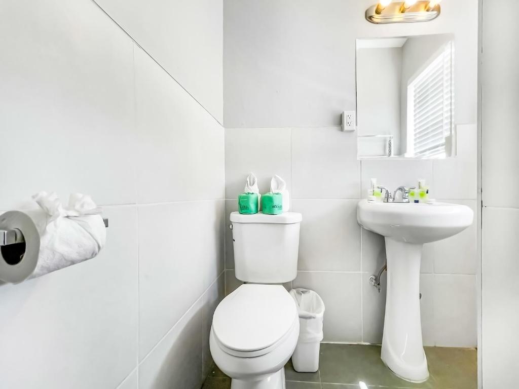 Koupelna v ubytování Ocean Villas