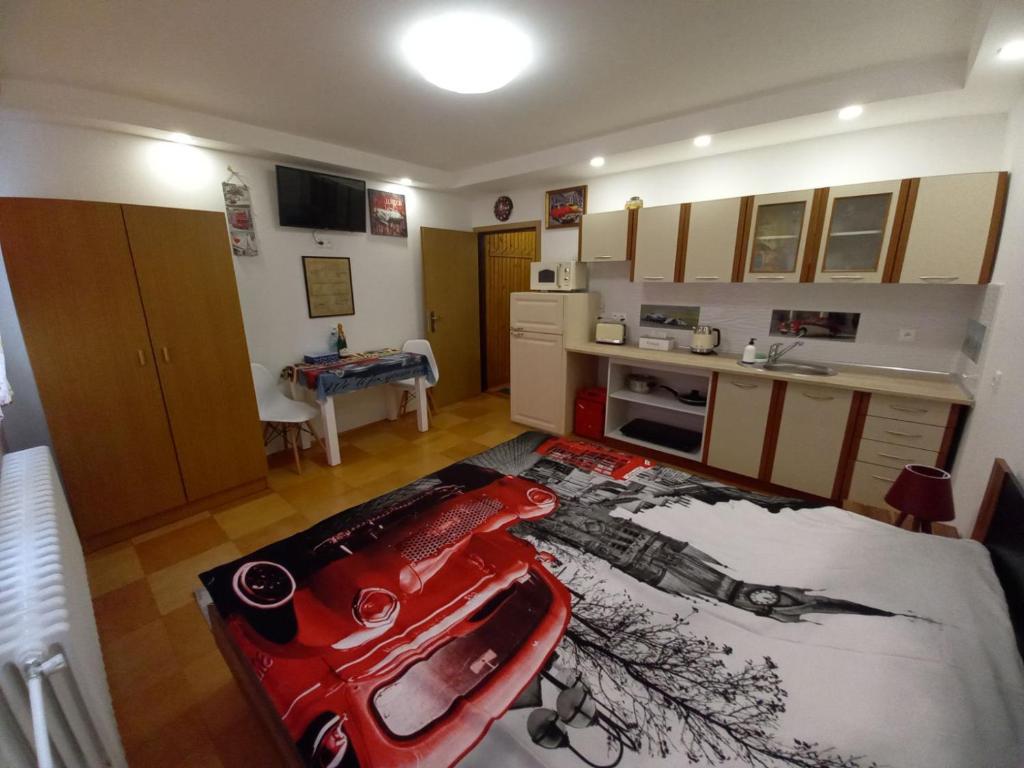 Kuchyň nebo kuchyňský kout v ubytování Privat Tatry Dreams
