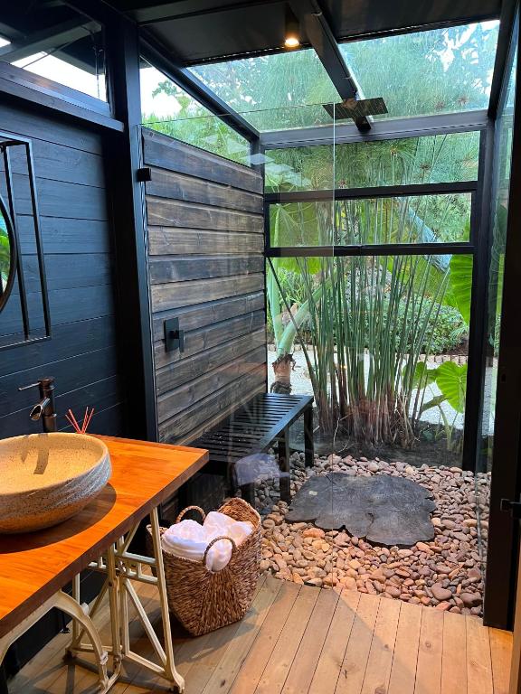 Zahrada ubytování Cumbres Luxury Glamping