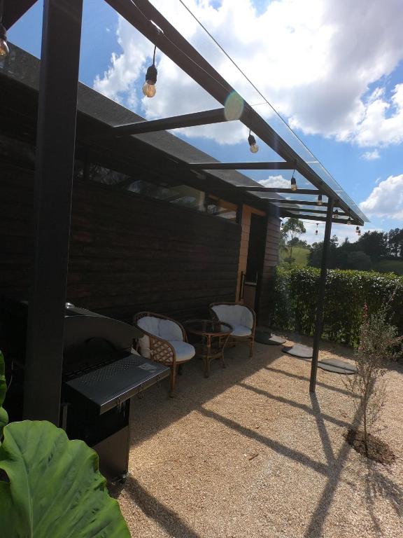 Balkón nebo terasa v ubytování Cumbres Luxury Glamping