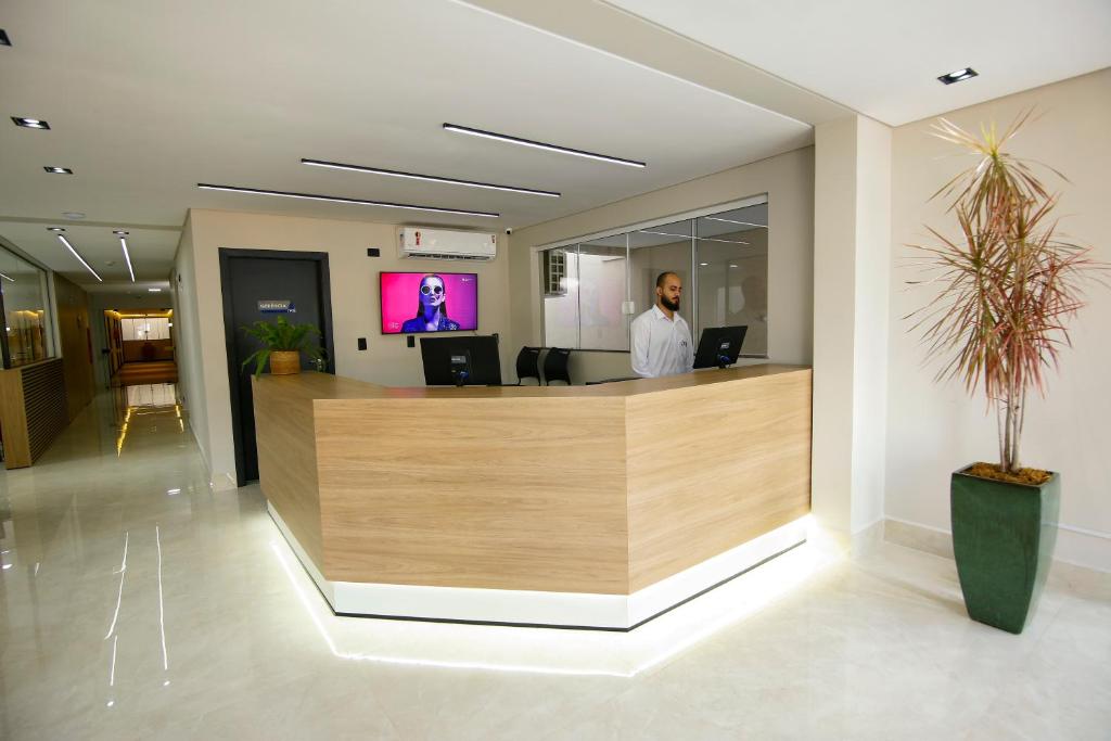 Vstupní hala nebo recepce v ubytování NEO PARK HOTEL