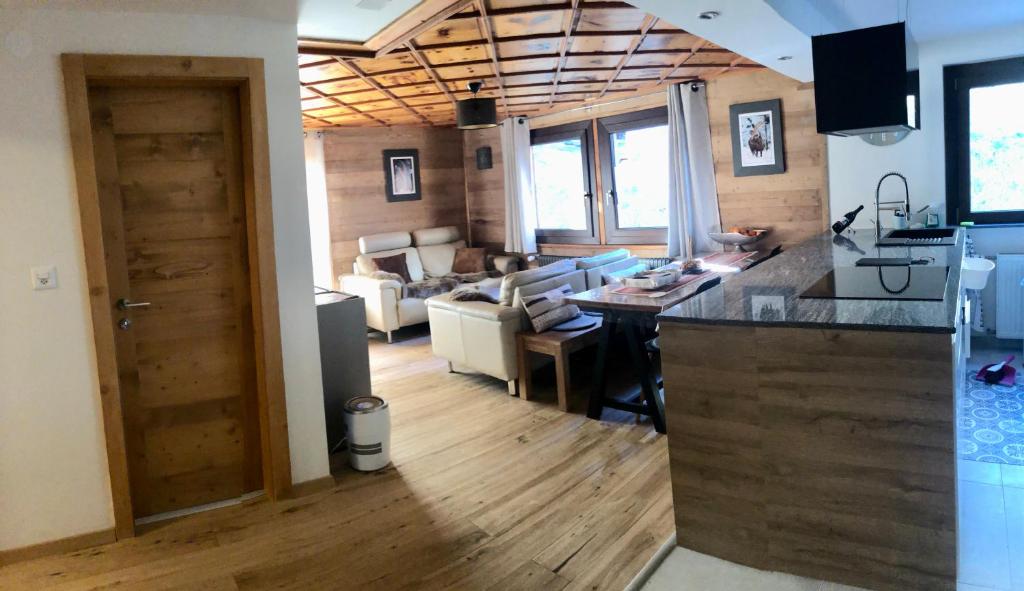 Χώρος καθιστικού στο Le Petit Nid