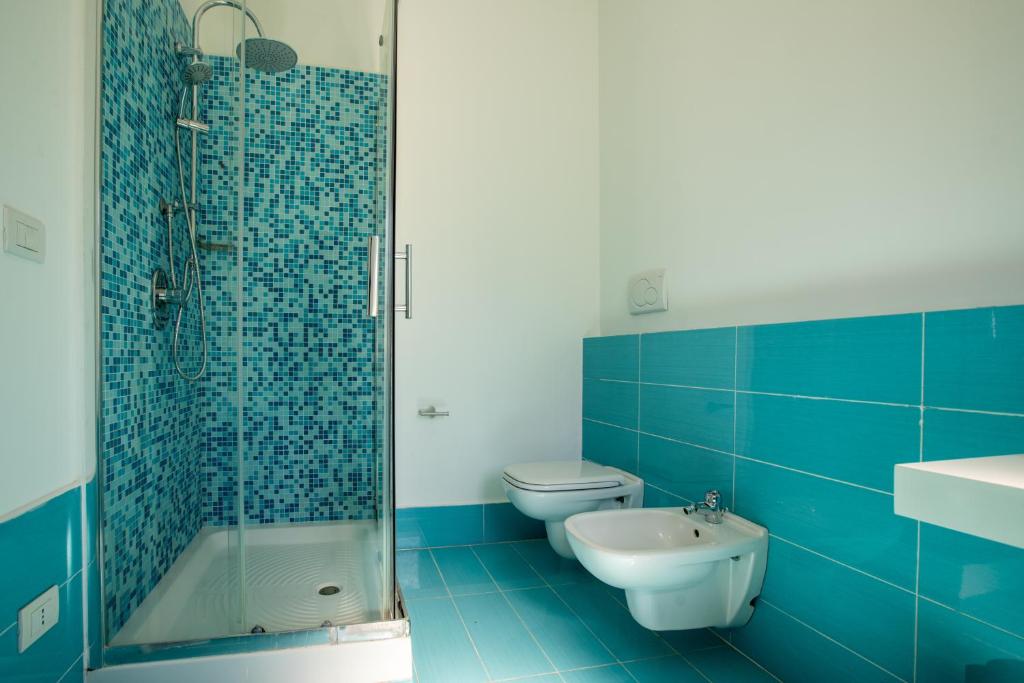 Koupelna v ubytování Alma Sorrento Suite