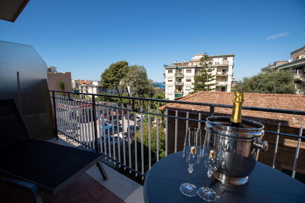 Balkón nebo terasa v ubytování Alma Sorrento Suite