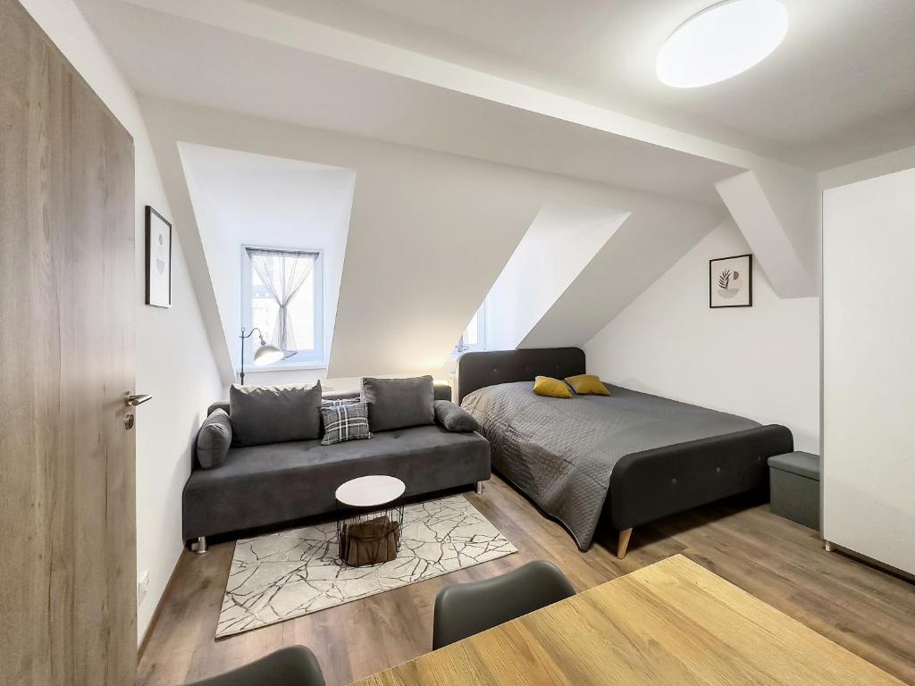 Posezení v ubytování Apartment KATRIN 1
