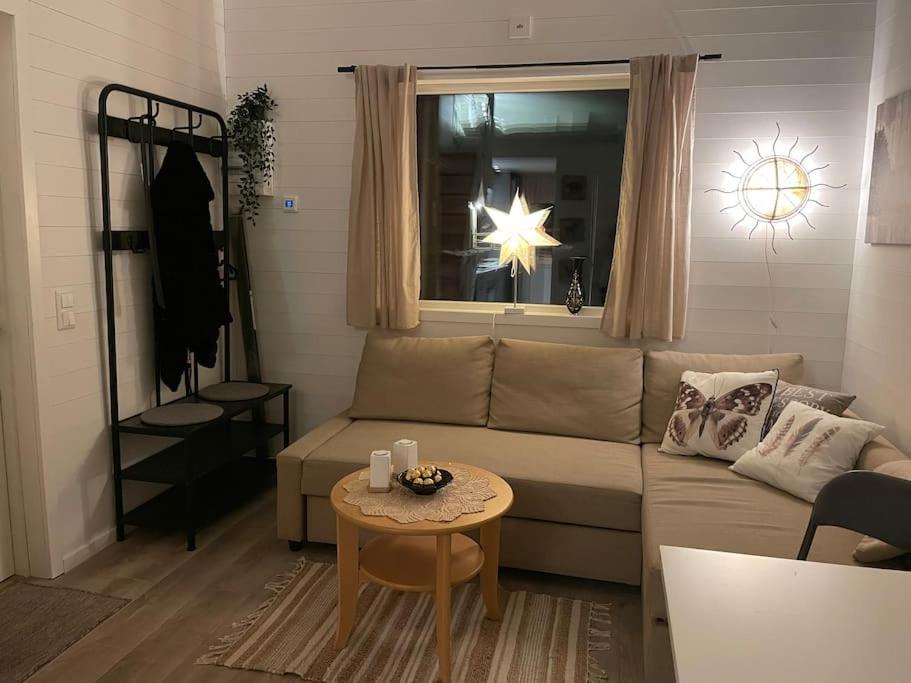 Гостиная зона в Solbergs, fint attefallshus i Vik, Åre