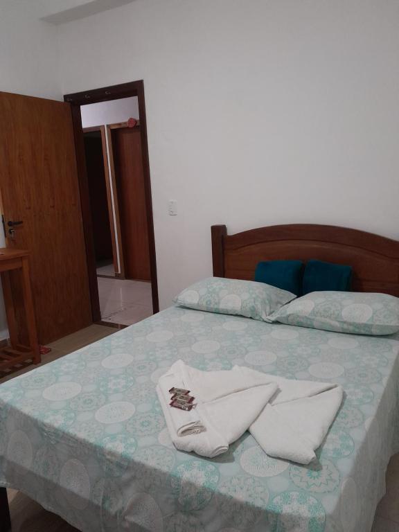 Postel nebo postele na pokoji v ubytování Pousada Pé na Areia