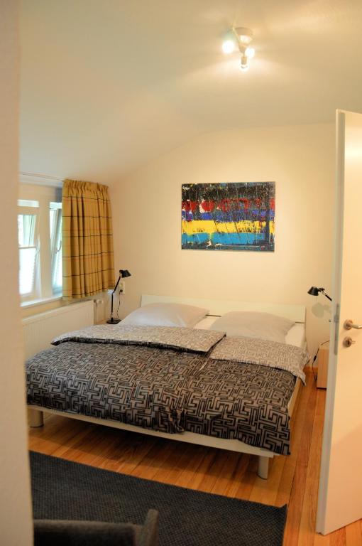 Postel nebo postele na pokoji v ubytování Hotel Schlafschön