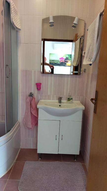 Kúpeľňa v ubytovaní Apartments Banoci