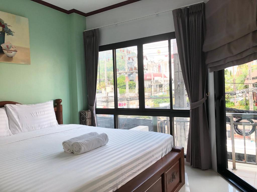 Postel nebo postele na pokoji v ubytování Hotel premier