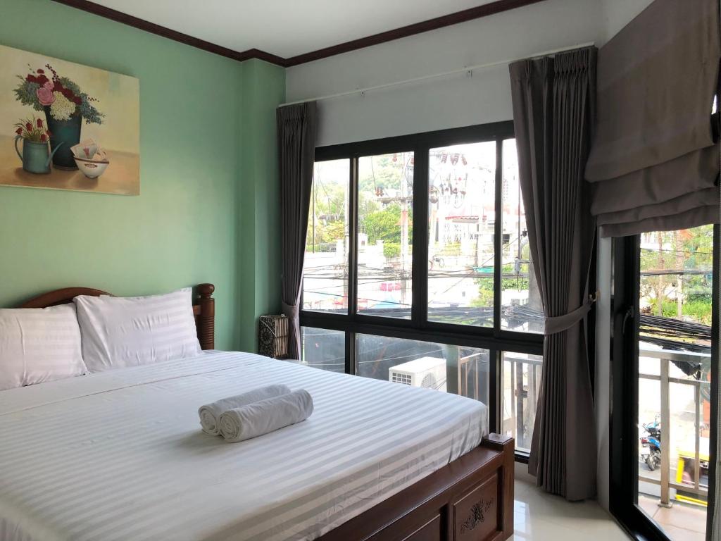 Postel nebo postele na pokoji v ubytování Hotel premier