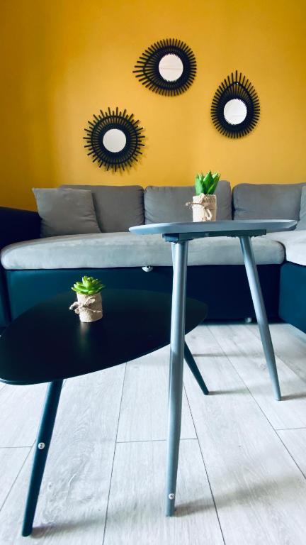 Posezení v ubytování Cosy suite en centre ville