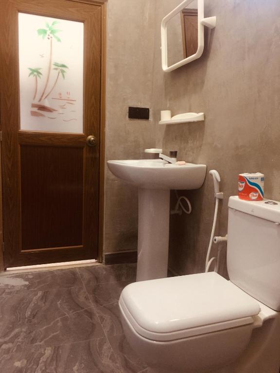 Koupelna v ubytování Hotel Hanguk Villa