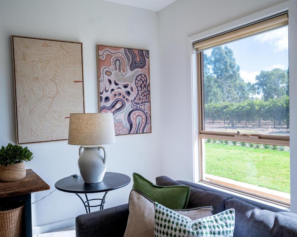 Area soggiorno di Triple Creek Guest House - Barossa Region