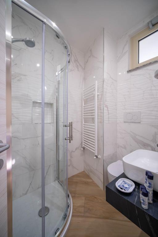 Ванная комната в ESPERIA B&B