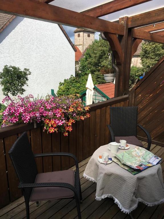 Balkón nebo terasa v ubytování Gasthaus Kirchhoff