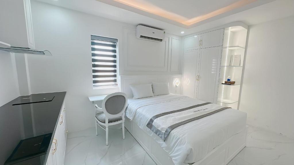 Postel nebo postele na pokoji v ubytování PARIS HOTEL