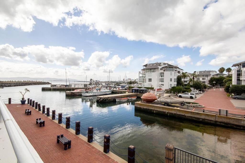 a view of a marina with boats in the water at Magnificent apartment 506 The Granger in Cape Town