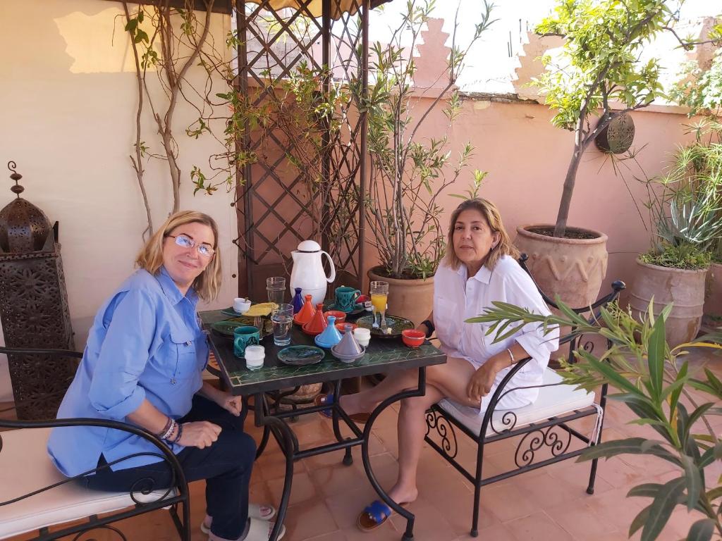 Joogid majutusasutuses Riad Les Nuits de Marrakech