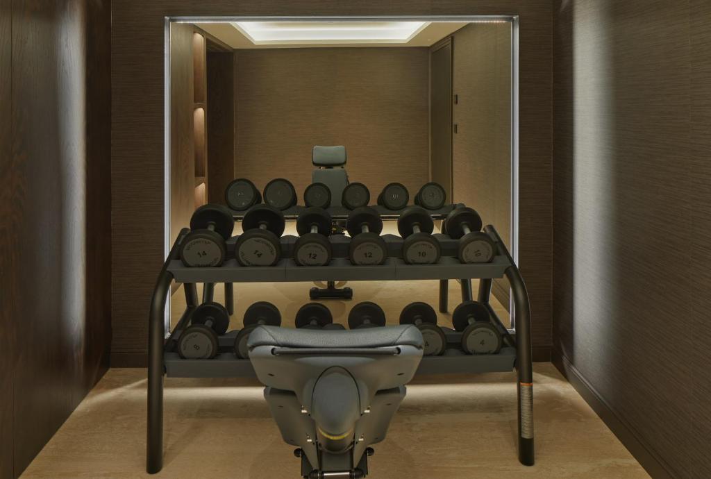 Fitness centrum a/nebo fitness zařízení v ubytování Hotel MIM Andorra