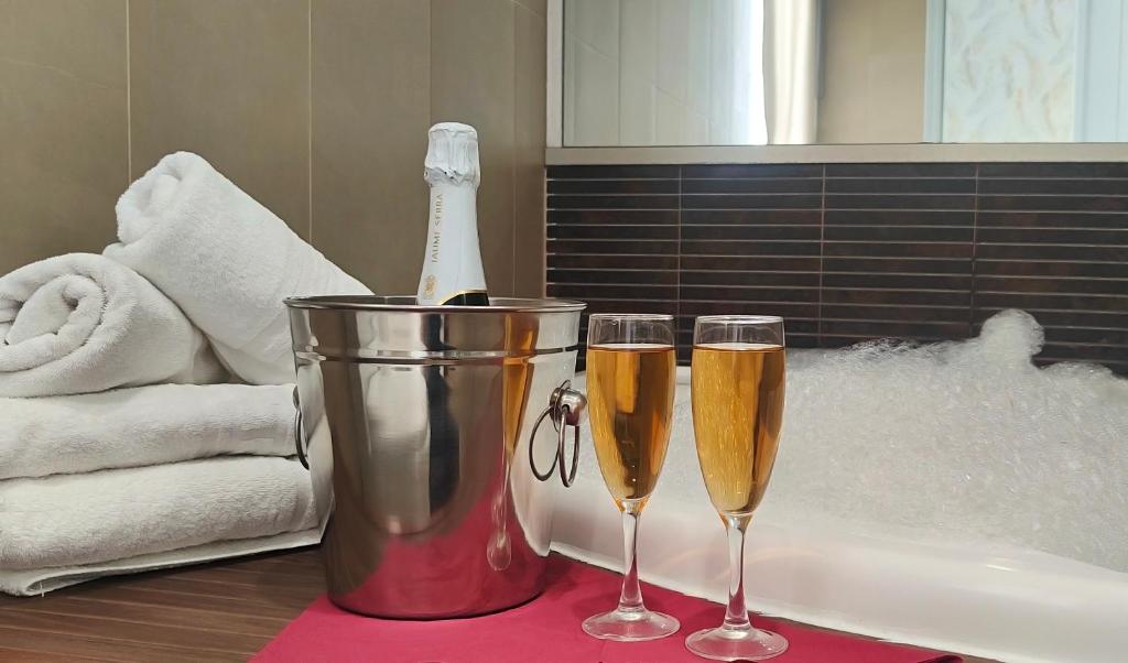 Hotel Sol Almería - Jacuzzi privado en la habitación en Almería