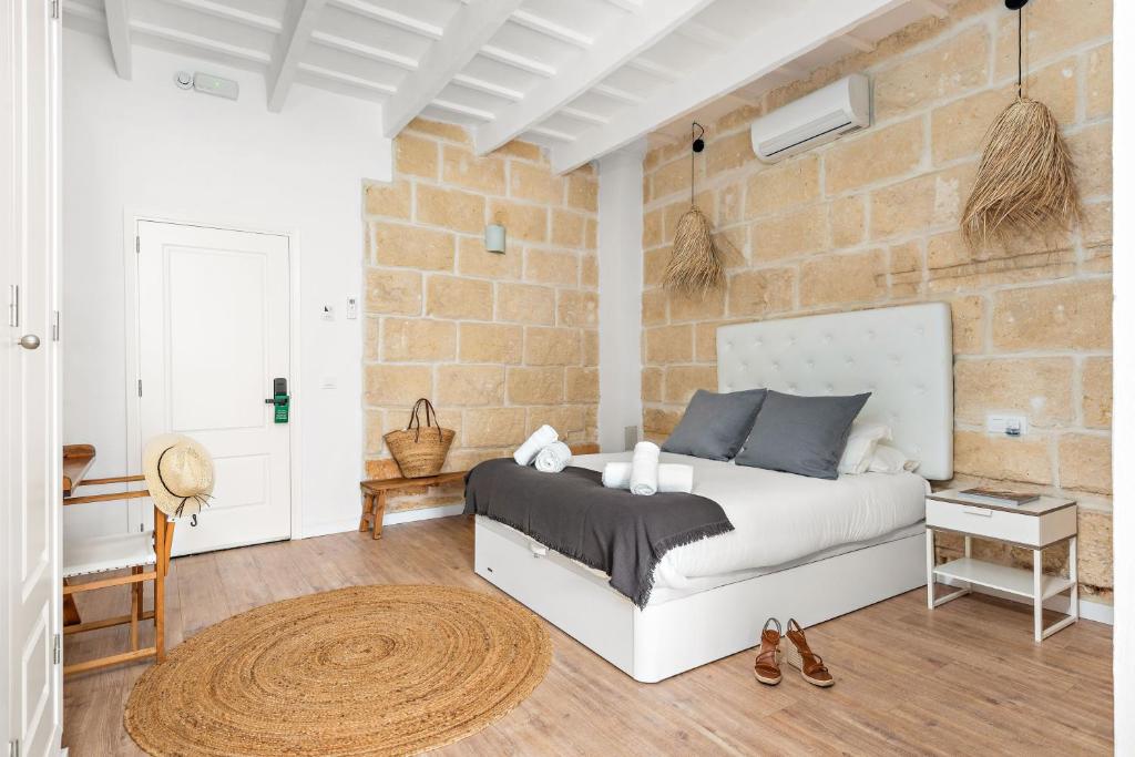 Posezení v ubytování Hotel Boutique Ses 5 Claus