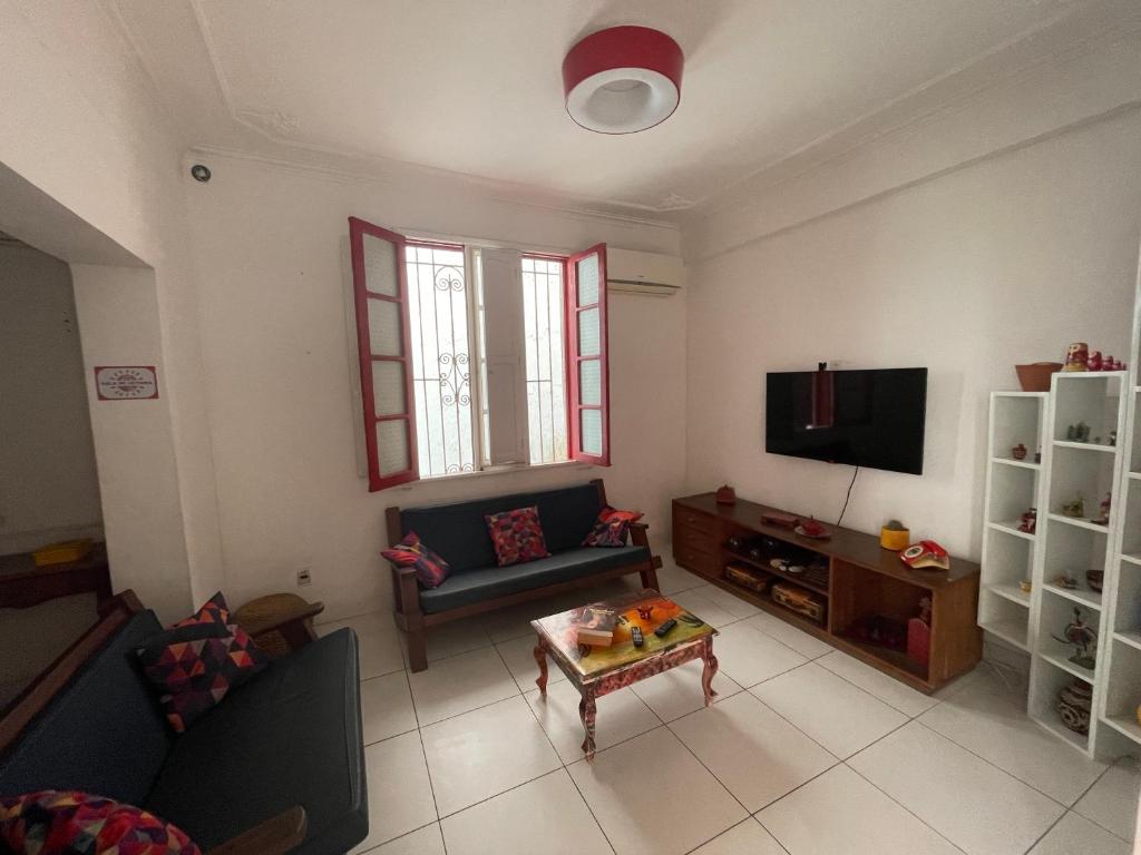 TV a/nebo společenská místnost v ubytování Solcity Hostel