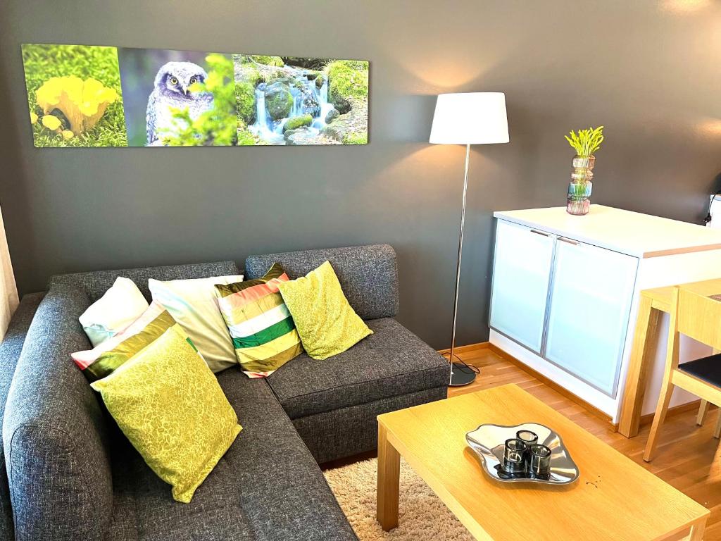 Posezení v ubytování Premium Chalet 4212 Green