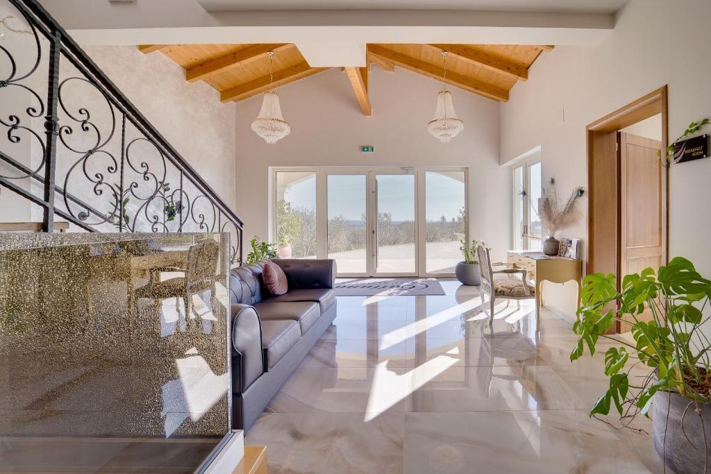 Posezení v ubytování Wine Residence Cattunar